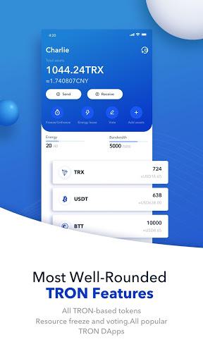 TronLink Pro - عکس برنامه موبایلی اندروید