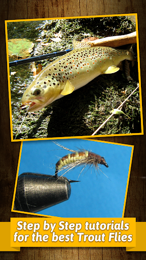 Trout Fly Fishing - Fly Tying - Image screenshot of android app