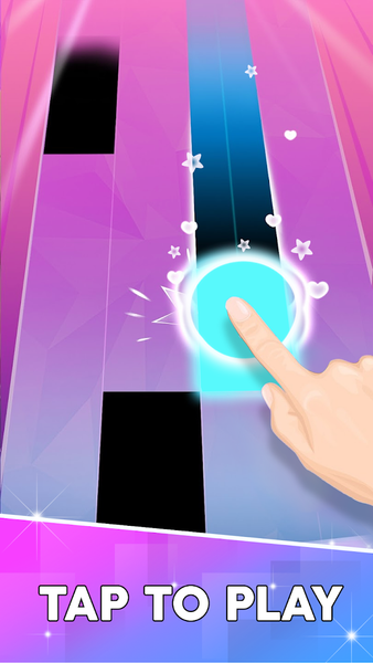 Pink Piano Tiles : Music Kpop - عکس بازی موبایلی اندروید