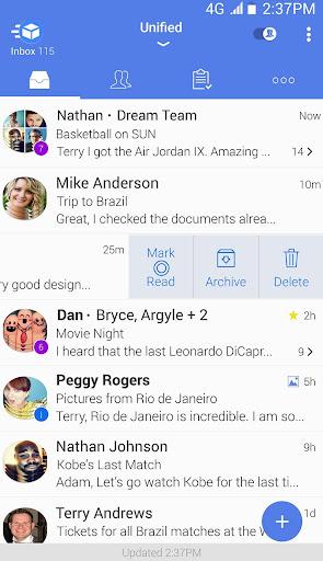 TypeApp mail - email app - عکس برنامه موبایلی اندروید