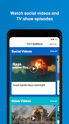 TRT World - Image screenshot of android app