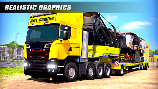 Euro Truck Driver Simulator 3D - Gameplay image of android game