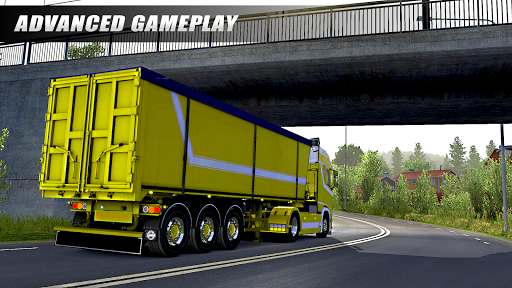 Euro Truck Driver Simulator 3D - Gameplay image of android game
