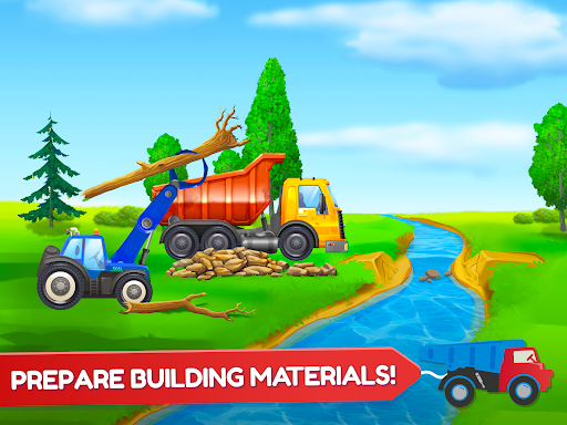 Build a House: Building Trucks - عکس بازی موبایلی اندروید