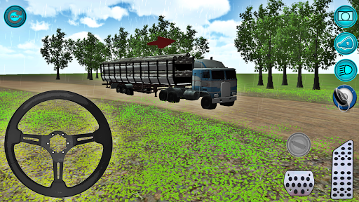 Ormanda Eski Tır ile Yük Taşı - Gameplay image of android game