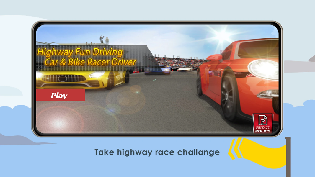 Highway Fun Driving - Gameplay image of android game