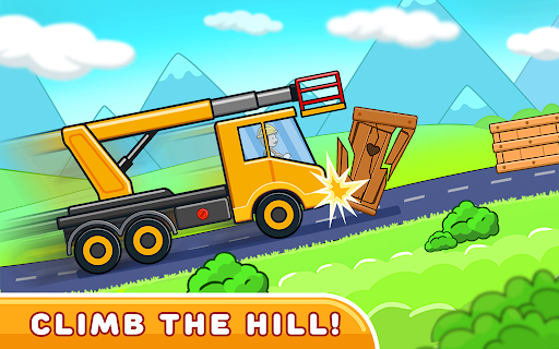 Car games for kids: building and hill racing - عکس برنامه موبایلی اندروید