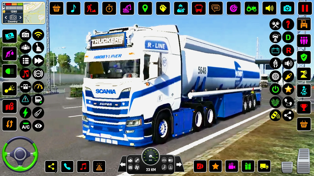 Euro Cargo Truck Game ۳D - عکس بازی موبایلی اندروید