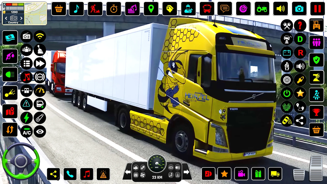 Euro Cargo Truck Game ۳D - عکس بازی موبایلی اندروید
