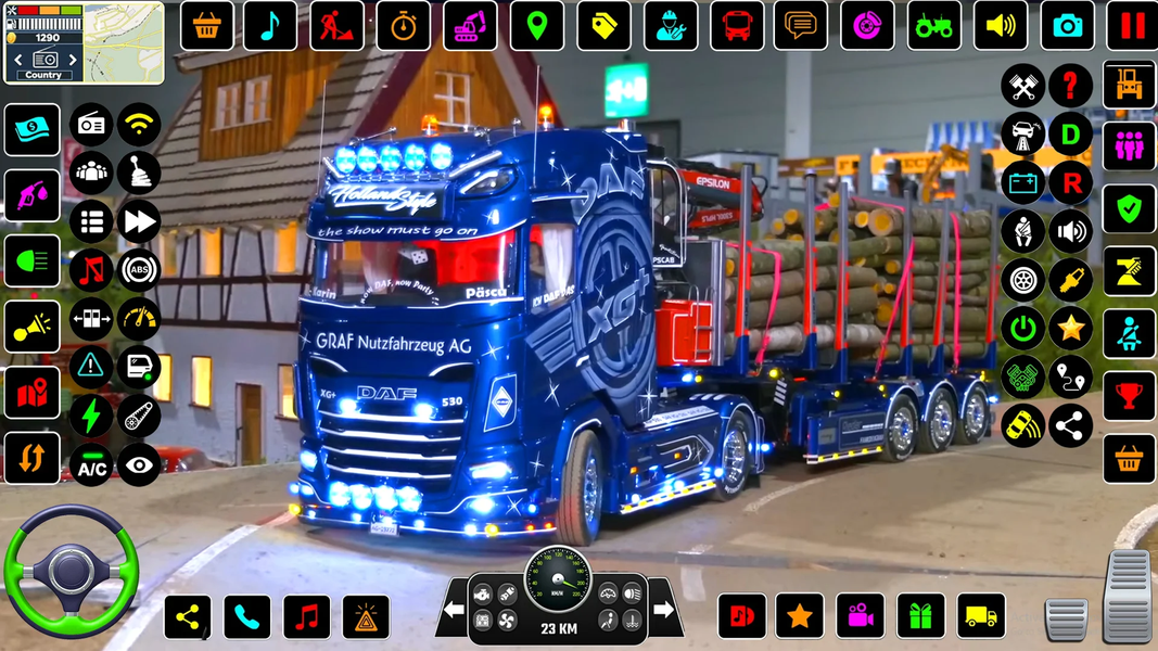 Euro Cargo Truck Game ۳D - عکس بازی موبایلی اندروید