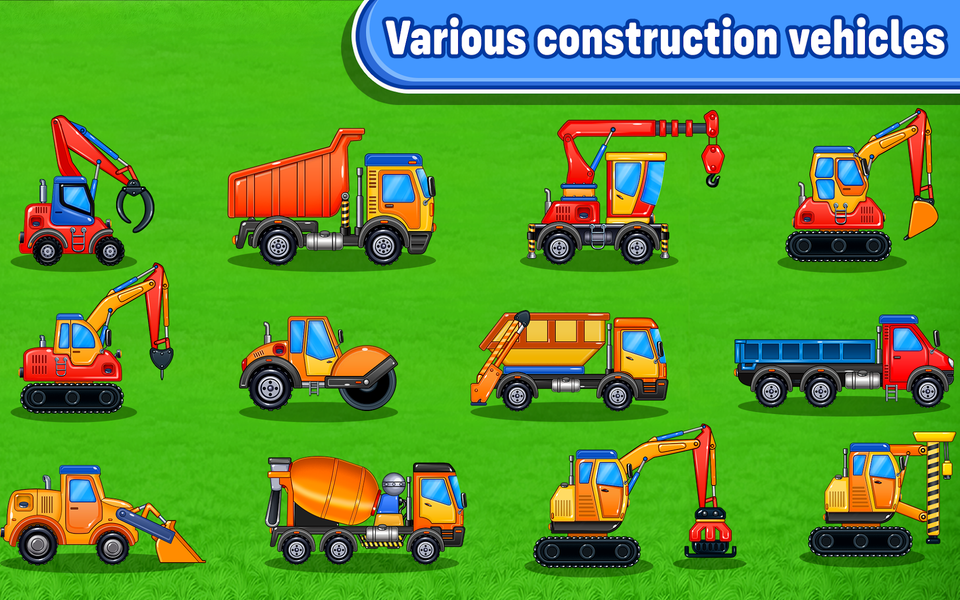 Truck Games Build House Kids ۲ - عکس بازی موبایلی اندروید