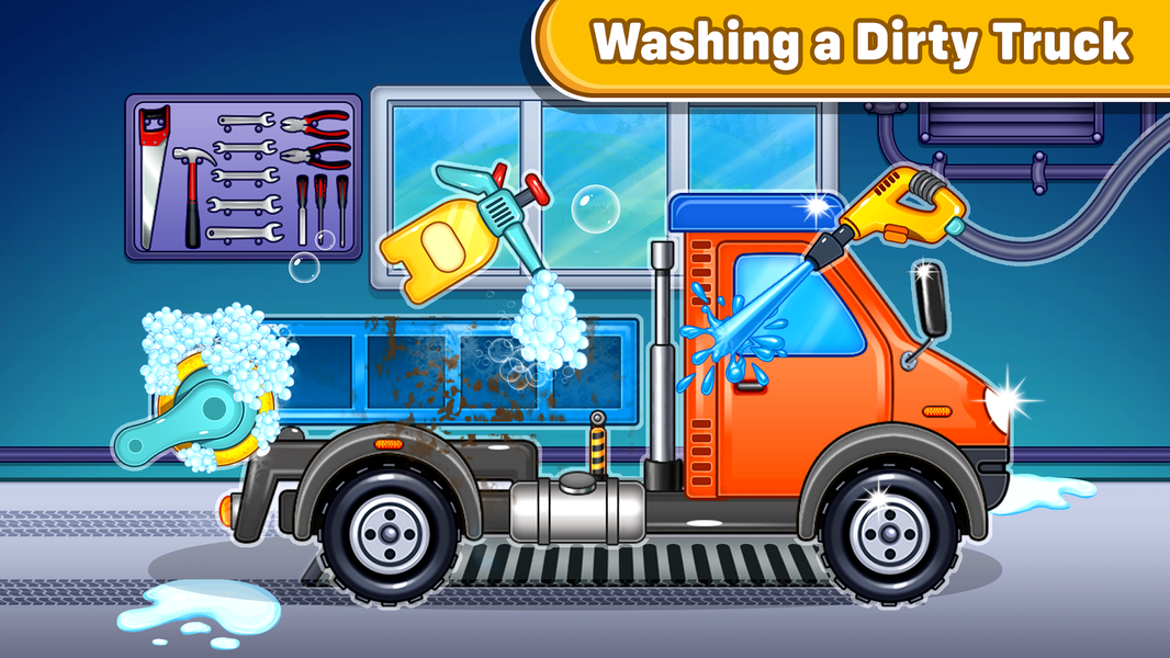 Truck Games Build House Kids ۲ - عکس بازی موبایلی اندروید