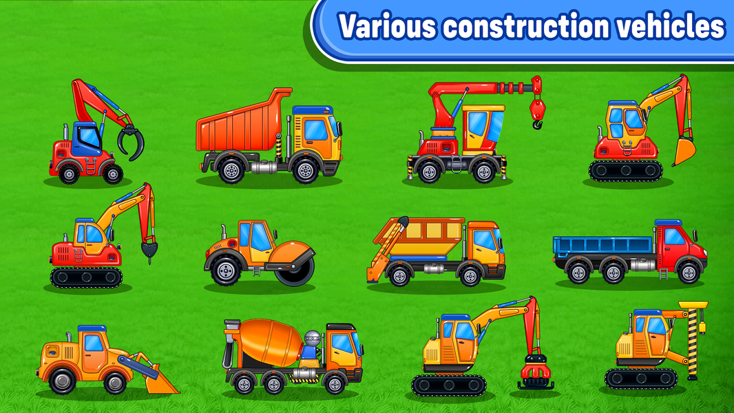 Truck Games Build House Kids ۲ - عکس بازی موبایلی اندروید