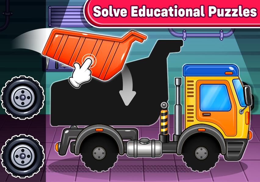 Truck Games Build House Kids ۲ - عکس بازی موبایلی اندروید