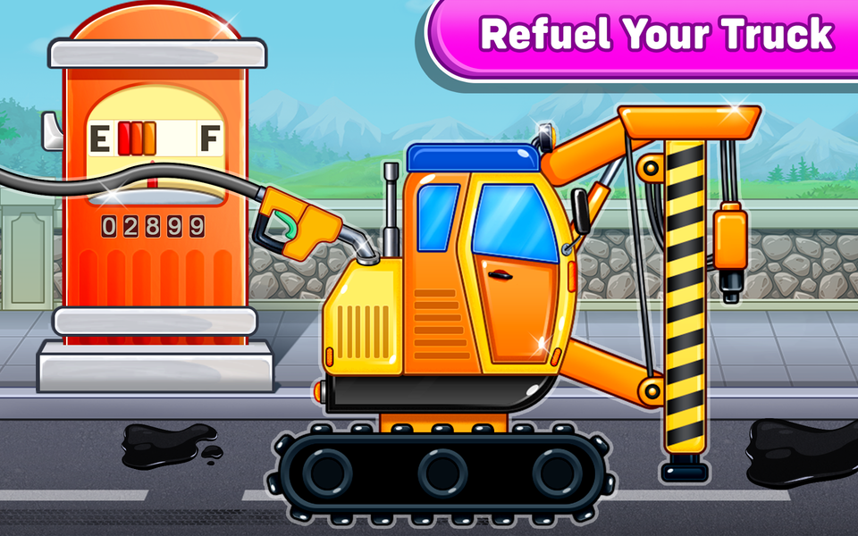 Truck Games Build House Kids ۲ - عکس بازی موبایلی اندروید