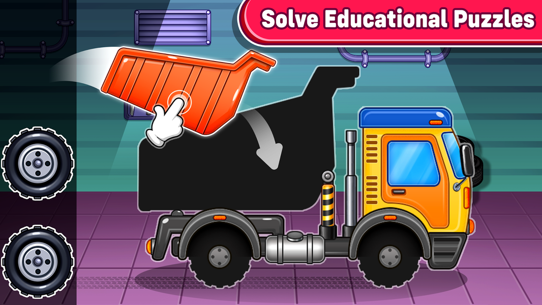 Truck Games Build House Kids ۲ - عکس بازی موبایلی اندروید