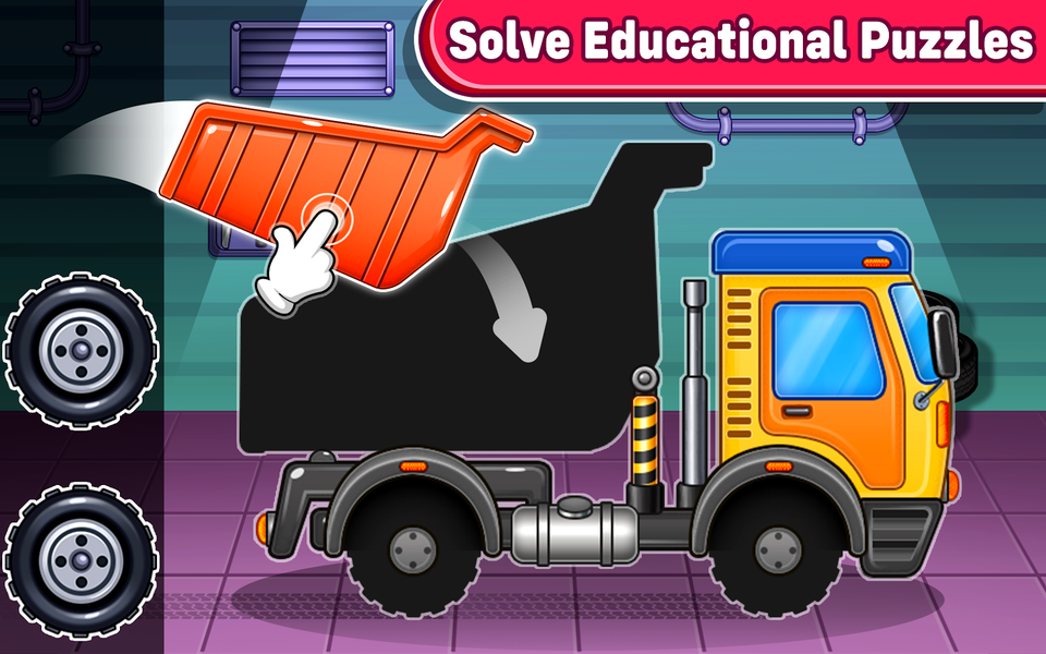 Truck Games Build House Kids ۲ - عکس بازی موبایلی اندروید