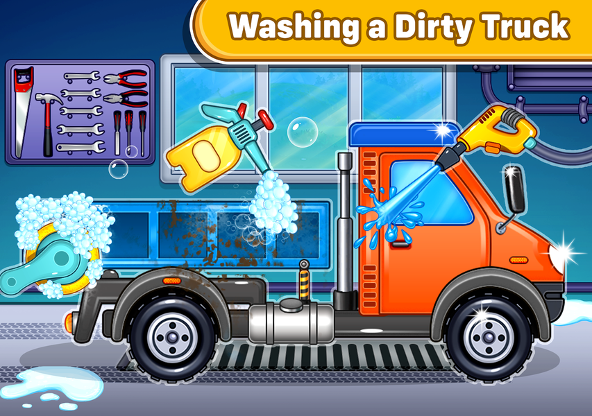 Truck Games Build House Kids ۲ - عکس بازی موبایلی اندروید