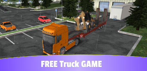 Truck Simulator Game - Gameplay image of android game