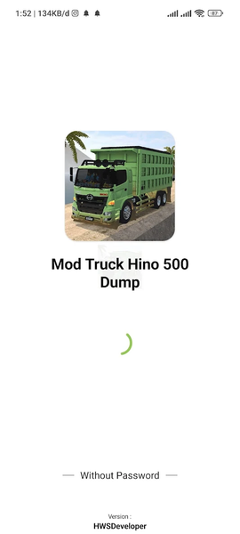 Mod Bussid Hino 500 Truck Dump - Image screenshot of android app