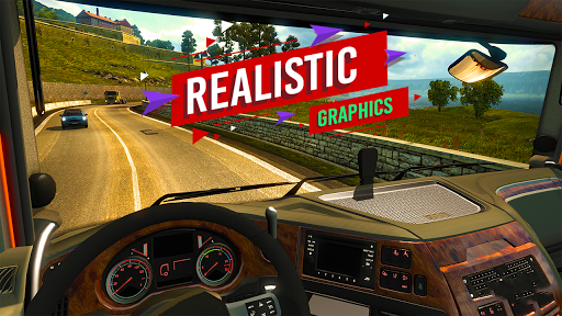 Truck Driving Simulator Real - Gameplay image of android game