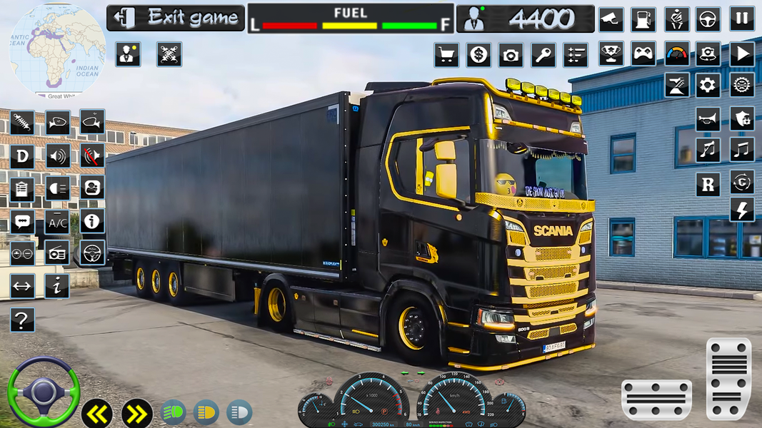 US cargo truck simulator games - Gameplay image of android game