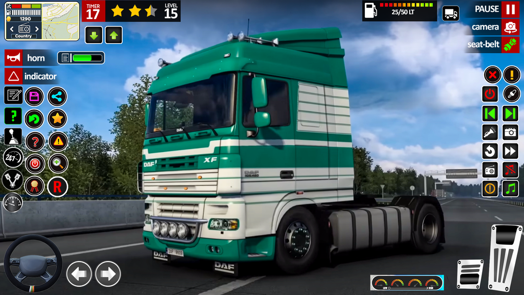 US cargo truck simulator games - Gameplay image of android game