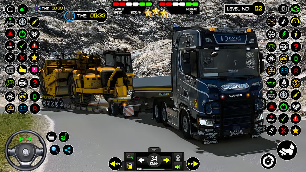 US cargo truck simulator games - Gameplay image of android game