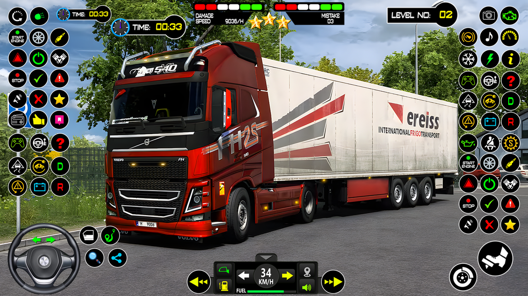 US cargo truck simulator games - Gameplay image of android game