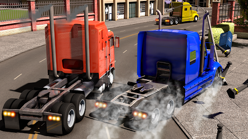 Truck Racing Simulator Euro Driver - Gameplay image of android game