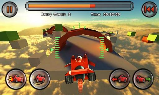 Jet Car Stunts Lite - Gameplay image of android game
