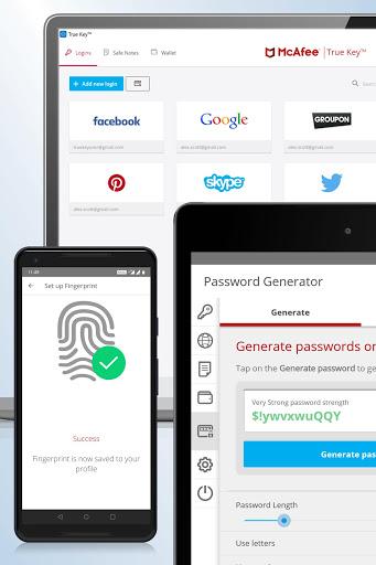 True Key™ by McAfee - عکس برنامه موبایلی اندروید