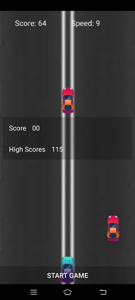 Racing Car 2D - Gameplay image of android game