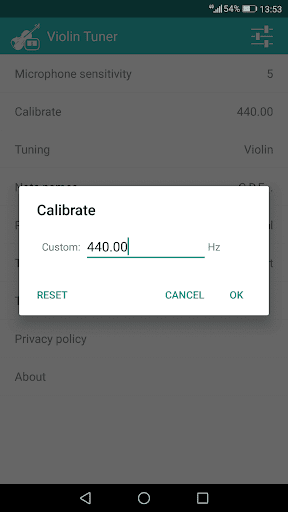 Violin Tuner - عکس برنامه موبایلی اندروید