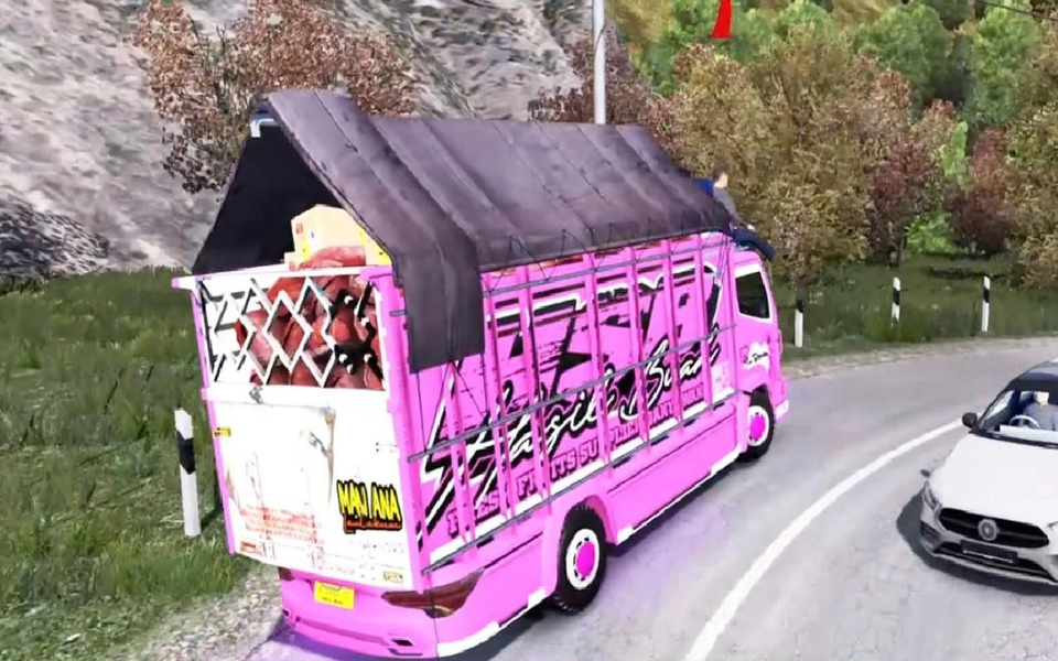 Mabar Truck Oleng Simulator - Gameplay image of android game