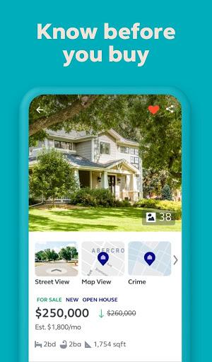 Trulia: Homes For Sale & Rent - Image screenshot of android app