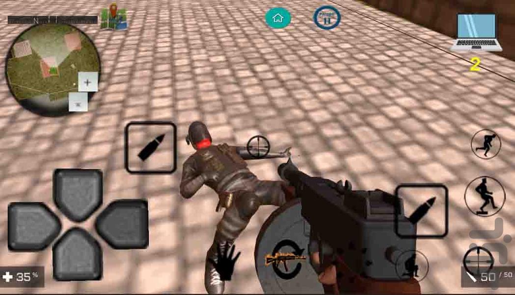 حمله به اردوگاه - Gameplay image of android game
