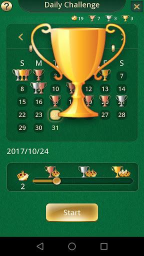 Solitaire Daily Challenges - Gameplay image of android game