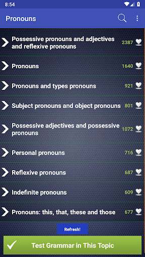 English Grammar in Use & Test - عکس برنامه موبایلی اندروید