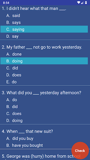 English Grammar in Use & Test - Image screenshot of android app