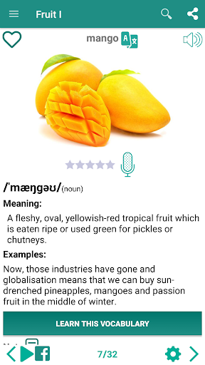 English vocabulary by picture - Image screenshot of android app