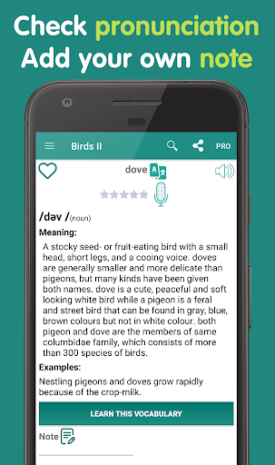 English vocabulary by picture - Image screenshot of android app