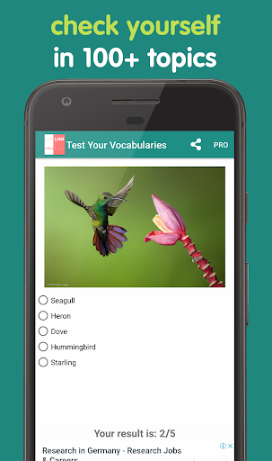 English vocabulary by picture - Image screenshot of android app