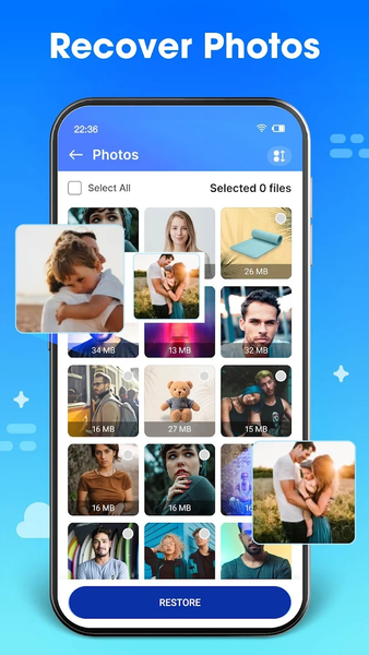 File Recovery, Photo Recovery - عکس برنامه موبایلی اندروید