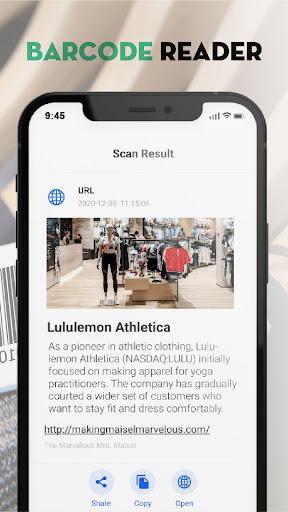 QR Scanner - Barcode Reader - Image screenshot of android app