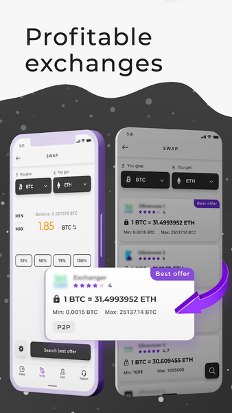 Trustee | crypto & btc wallet - عکس برنامه موبایلی اندروید