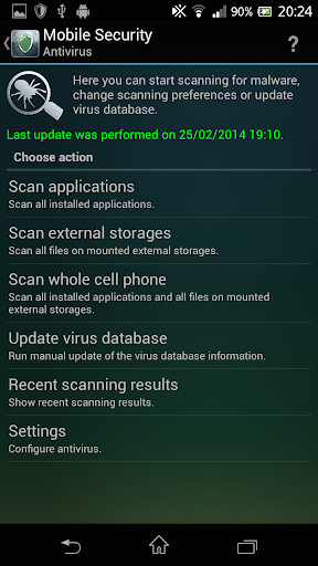 Mobile Security - عکس برنامه موبایلی اندروید