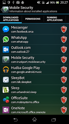 Mobile Security - عکس برنامه موبایلی اندروید