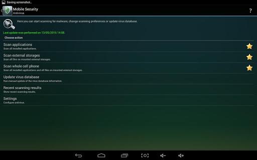 Mobile Security - Image screenshot of android app