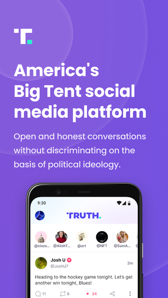 Truth Social - عکس برنامه موبایلی اندروید
